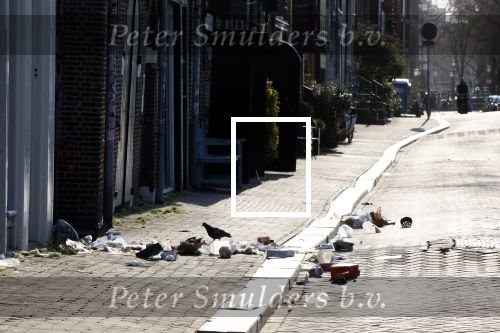 Amsterdam 4 maart 2026
Vuilnis op straat in Amsterdam omdat vuilnisbakken leeg gehaald worden voor blikjes met statiegeld
