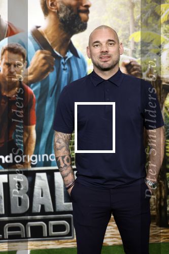 Amsterdam 19 maart 2026
Presentatie Fooytball Island van Videoland . Aanwezig Richard Witschge Wesley Sneijder Ronald de Boer John v t Schip Keesd Kwakman Tom Beugelsdijk Mike Obiku Kevin Blom Kenneth Perez en presentator Frank Evenblij .