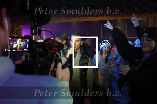 Zoetermeer 6 maart 2026
Bas Smit tijdens de opnames voor een promovideo in SnowWorld. De BN\'er kondigde samen met Wolter Kroes en Wilfred Genee een nieuw evenement aan in de Brabanthallen met de naam Apres ski reunie .