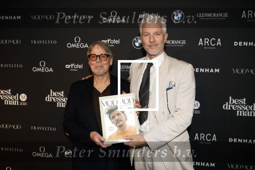 Amsterdam 30 maart 2026
Verkiezing best geklede nederlandse man . Willem Baars en Arno Kantelberg