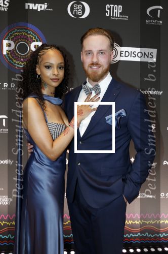 Leusden 9 maart 2026
Uitreiking edisons muziekprijzen bij Afas . Zoe Livay met partner