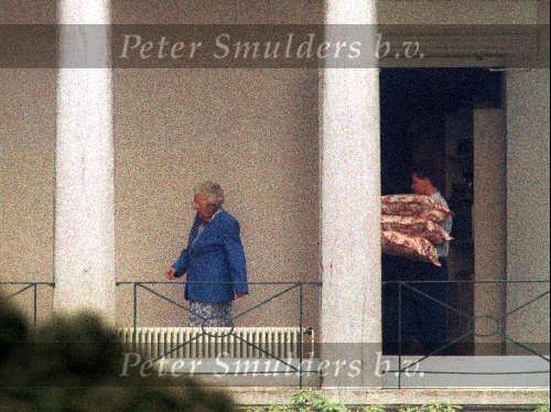 30 April 1995
Verjaardag van Prinses Juliana Hier op de foto met een lakei