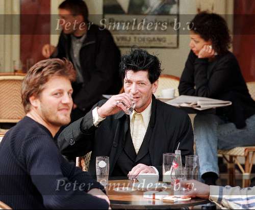 Amsterdam, 31 maart 1999
Herman Brood op een amsterdams terrasje