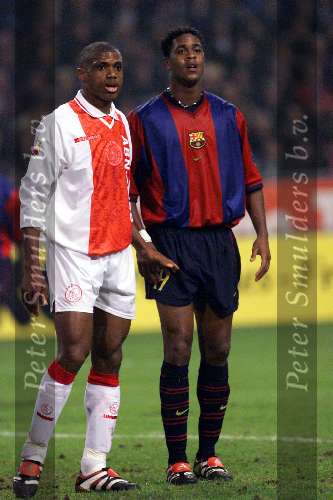 6 April 1999
Patrick Kluivert samen met Sunday Oliseh