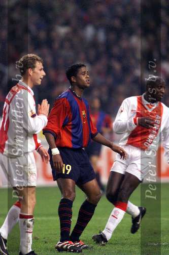 6 April 1999
Patrick kluivert tijdens de vriendschappelijke wedstrijd tussen AJAX en FC BARCELONA