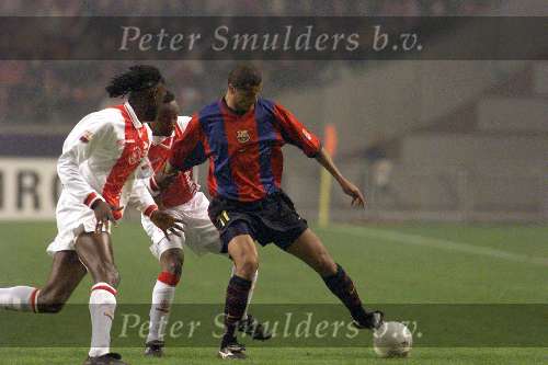 6 April 1999
Rivaldo tijdens de vriendschappelijke wedstrijd AJAX-FC BARCELONA
Melchiot