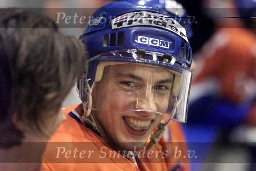 11 April 1999
Simon de wit speler van het Nederlands Ijshockeyteam