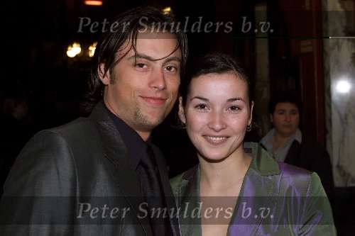 Amsterdam 26 april 2000
Premiere Lek in Tushinsky
Birgit Schuurman met haar vriend