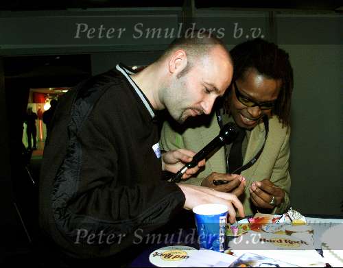 Rotterdam, 15 april 2000 AHOY
Uitreiking en optreden van artiesten TMF-Awards 2000
Eddy Zoe en Juan Wells