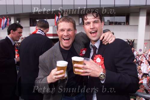Eindhoven 30 april 2000
PSV landskampioen 1999-2000
Ernest Faber en Erwin Koeman