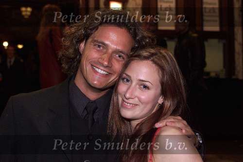 Amsterdam 26 april 2000
Premiere Lek in Tushinsky
Fabienne de Vries met haar vriend Guido