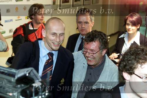 Arnhem, 26 april 2000
Frits korbach met Jaap Stam