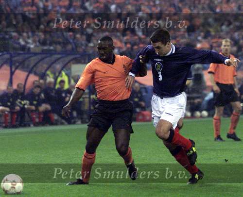 Arnhem, 26 april 2000
Nederland-Schotland, eindstand 0-0
Vriendschappelijk
Jerry Hasselbank