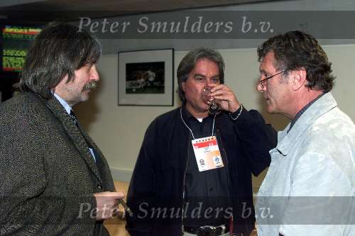 Arnhem, 26 april 2000
Frits korbach met Johan Derksen en op de achtergrond Lex Muller