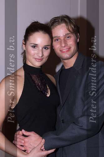 Scheveningen 17 april 2000
Uitreiking Musical Awards.
Michiel de zeeuw met een  vriendin