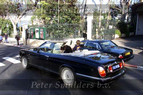 Monaco 14 april 2000
Bentley Cabrio in Monaco.