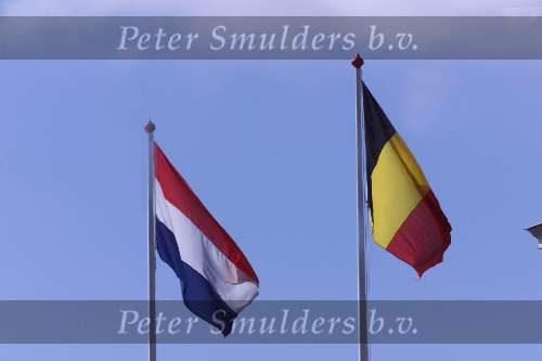 Den Bosch 6 april 2000
Bezoek Koning Albert en koningin Paola en koningin Beatrix 
aan Den Bosch.
De Nederlandse vlag en Belgische vlag