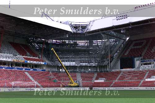 Eindhoven 12 april 2000
PSV stadion verbouwing.