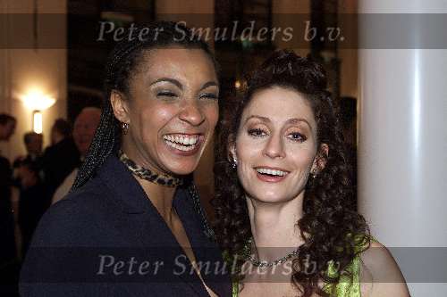 Scheveningen 17 april 2000
Uitreiking Musical Awards.
Sophia Wezer en Pia Douwes
