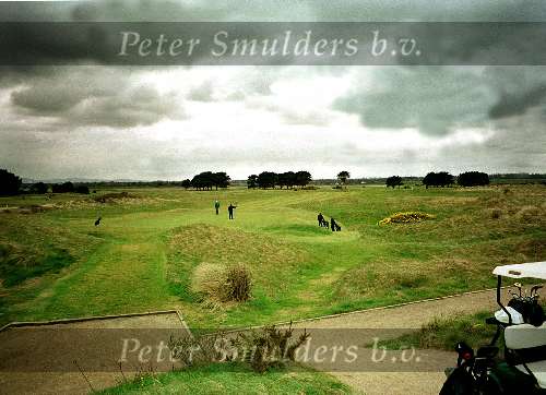 Jameson Golfwedstrijd in Dublin
Portmarnock Links Golfclub hole 12 152 meter
14 april 2000
Golfen in schotland