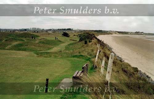 Jameson Golfwedstrijd in Dublin
Portmarnock Links Golfclub hole 12 152 meter
13april 2000
Golfen in schotland
