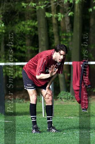 Eindhoven 27 april 2000
1e training Ruud v Nistelrooy na keuring Manchester United.