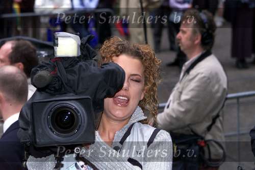Amsterdam 26 april 2000
Premiere Lek in Tushinsky
Tatum Dagelet als cameravrouw
