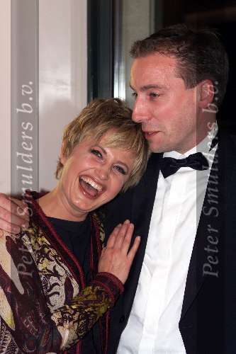 Scheveningen 17 april 2000
Uitreiking Musical Awards.
Vera Mann  met vriend