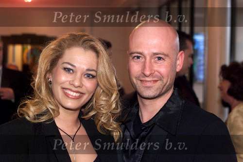 Den Haag 20 april 2001
Uitreiking Musical awards in het circustheater.
Antje Montero met vriend