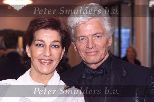 Den Haag 20 april 2001
Uitreiking Musical awards in het circustheater.
Ben Cramer met vrouw