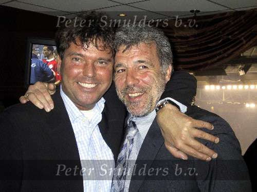 kArnhem 12 april 2001
Bezoek aan de skybox van de Westermeijer Groep bv
Johan Westermeijer met Erik Gerets