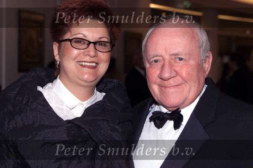 Den Haag 20 april 2001
Uitreiking Musical awards in het circustheater.
Johnny Kraaykamp sr met vrouw
