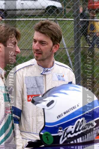 Kris Wauters Zolder 23 april 2001
(Clouseau) racen op zolder
Koen met zijn vrouw