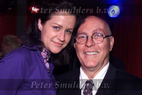 Amsterdam, 11 april 2001
Feest t.g.v. 60 jarige JOOP BRAAKHEKKE
Edgar Vos met Pauline Huizinga