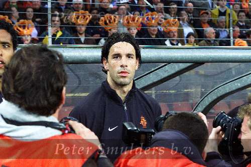 Eindhoven, 25 April 2001
Nederland-Cyprus, eindstand 4-0
Kwalificatiewedstrijd voor WK 2002
Ruud v Nistelrooy op reservebank