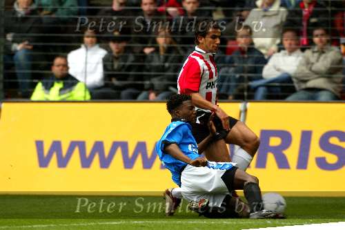 Eindhoven 28 april 2002
psv-sparta 3-0
Ramzi en Dwight El