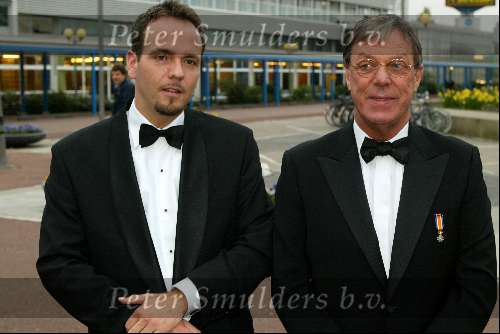 Amsterdam 22 april 2002
Uitreiking van de Musical awards in de RAI
Frans Molenaar met vriend