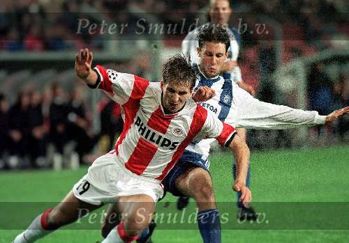 Eindhoven, 16 september 1998
PSV-HJK Helsinki
eerste wedstrijd in de championsleauge
Iwan