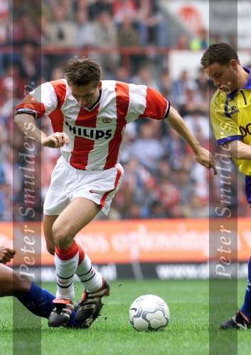 Eindhoven, 30 april 2000
PSV Landskampioen 
Feest na de wedstrijd PSV-RKC, eindstand 7-1
Iwan