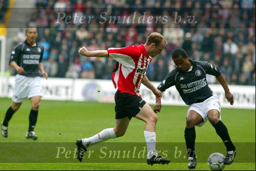Eindhoven 15 maart 2002
PSV-Feyenoord
Kasper Bogelund  Leonardo