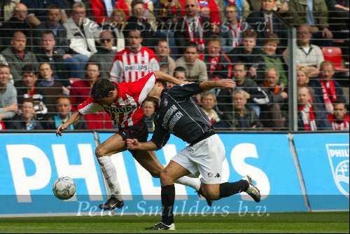 Eindhoven 14 april 2002
PSV-Feyenoord 2-0
Kezman en Patrick Pauwe