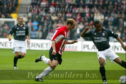 Eindhoven 15 maart 2002
PSV-Feyenoord
Kasper Bogelund  Leonardo
