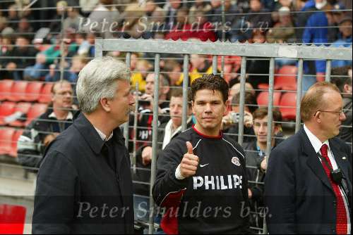 Eindhoven 28 april 2002
psv-sparta 3-0
Patrick Lodewijks op reservebank