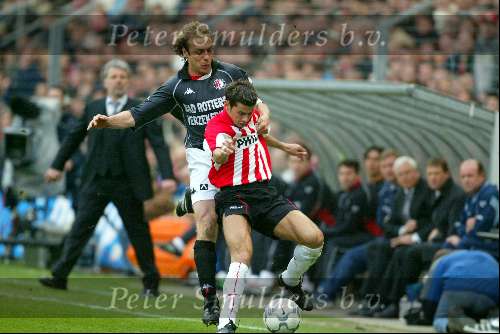 Eindhoven 14 april 2002
PSV-Feyenoord 2-0
Kezman en paul Bosvelt