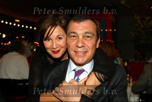 Amsterdam 11 april 2002
Opening restaurant Joop Braakhekke
Peggy Weijergang met vriend