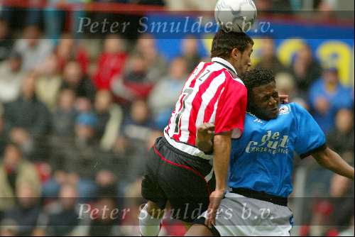 Eindhoven 28 april 2002
psv-sparta 3-0
Ramzi en Dwight El
