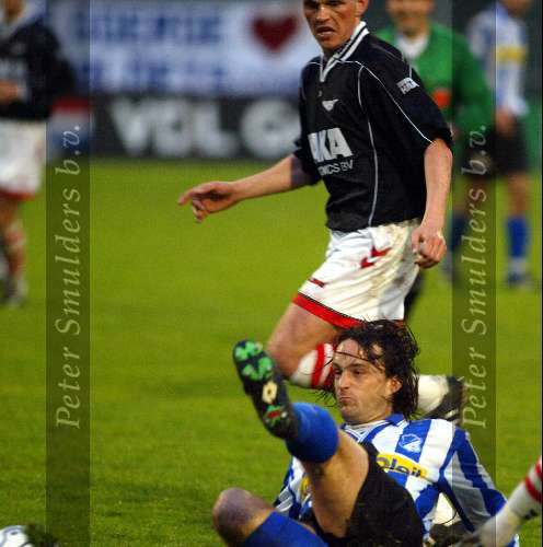 Eindhoven 19 April 2002
EVV Eindhoven-SC Emmen, eindstand 1-1
Reider Hendriks