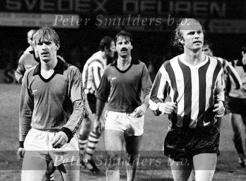 Doetinchem 17 oktober 1981
De Graafschap-PSV Eindstand 1-2
Ruud Geels en Guus Hiddink