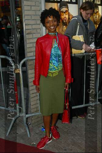 Amsterdam 23 april 2002
Premier Ali G in Pathe de Munt.
Silvana Simons