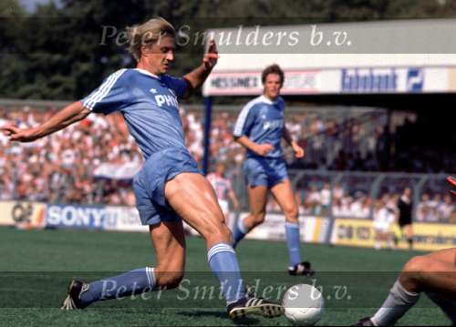 1990 Willem II-PSV
Wim Kieft in aktie